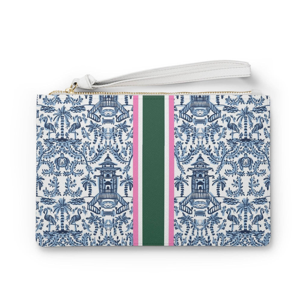 Palm Beach Stripe Mahjong Card Holder - Britt Mills