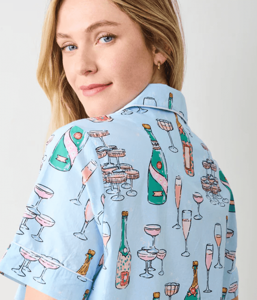 Champagne Tower - Short PJ Set - Printfresh - Home 2 Court