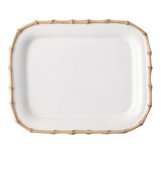 Classic Bamboo 12 Rectangular Platter - Juliska - Home 2 Court