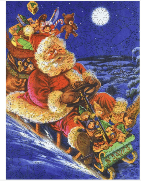 Classic Wooden Jigsaw Puzzles - Christmas Collection - Liberty Puzzles - Home 2 Court