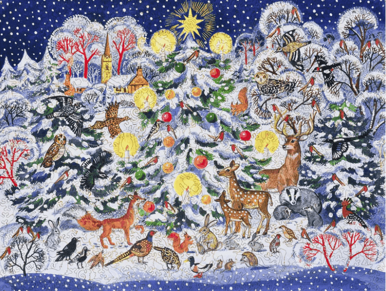 Classic Wooden Jigsaw Puzzles - Christmas Collection - Liberty Puzzles - Home 2 Court