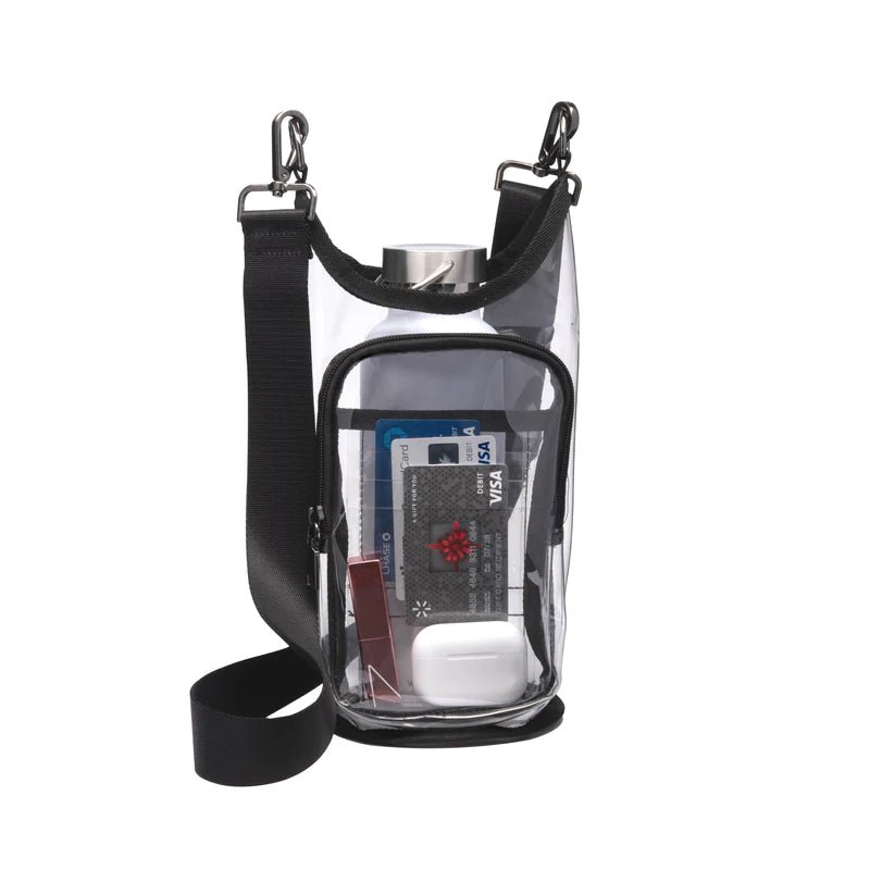 Clear Hydro Bag with Black Trim Strap - Home 2 Court