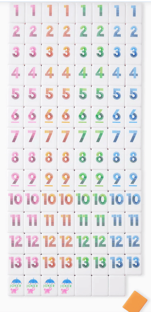 "Clementine Oh My Rummi" Gin Rummy Set - Oh My Mahjong - Home 2 Court