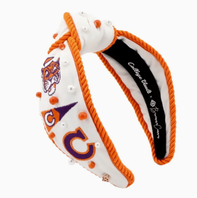 Clemson College Vault Rope Headband - Brianna Cannon - Home 2 Court