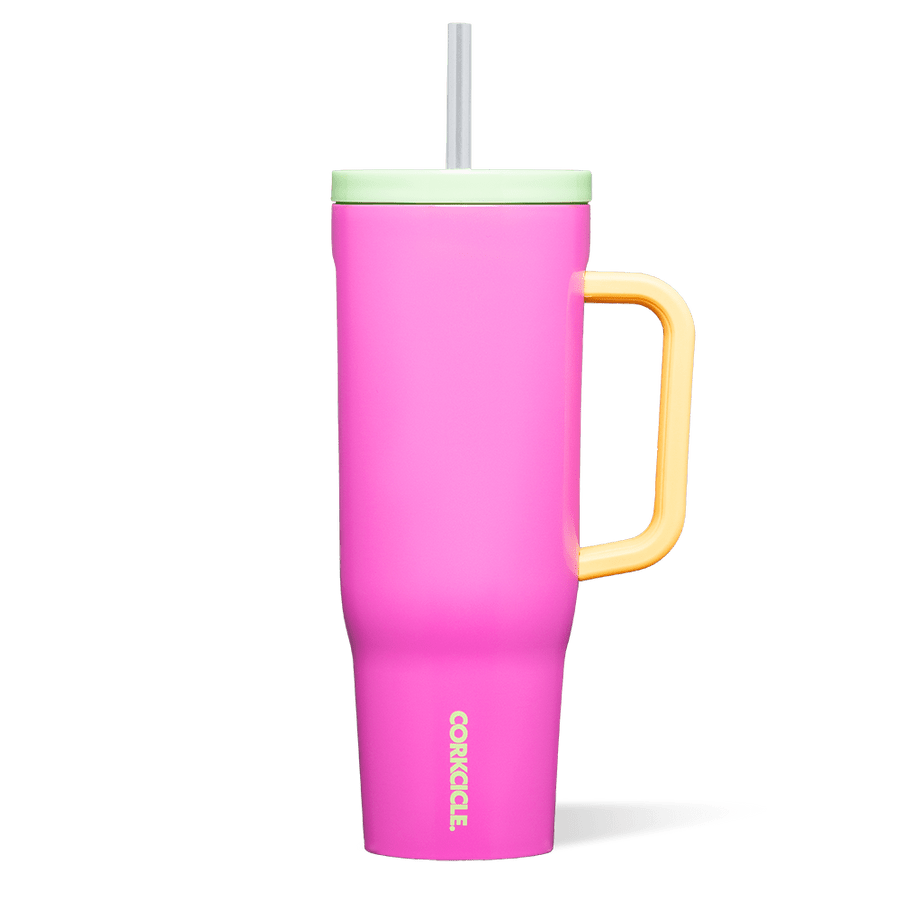 Corkcicle Tumbler With Straw and Handle SUN TAN, Reusable Water Bottle, Triple Insulated Travel Mug, BPA Free, Keeps Beverages Cold for 12 Hours and Hot for 5 Hours, Oat Milk (Copy) - Home 2 Court