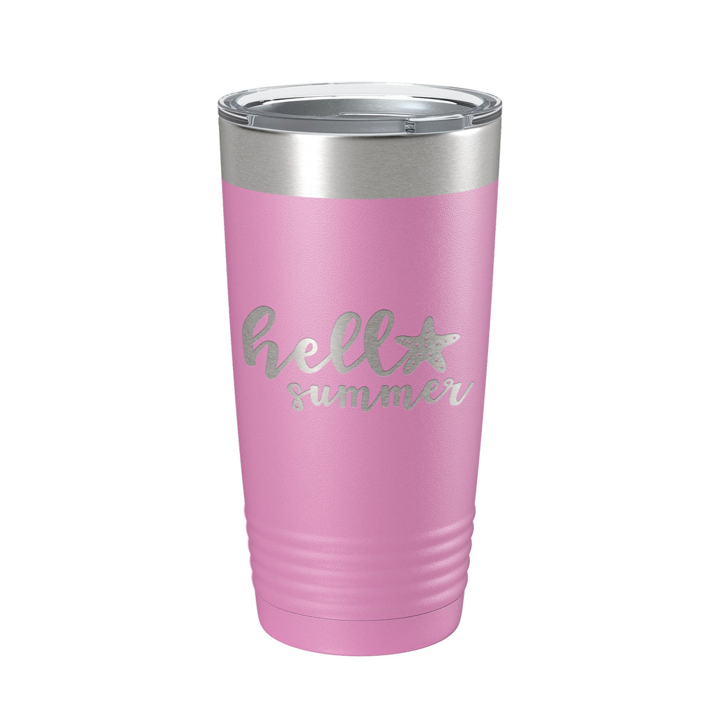 Hello Summer Tumbler Travel Mug Insulated Laser Engraved Coffee Cup 20 oz-14