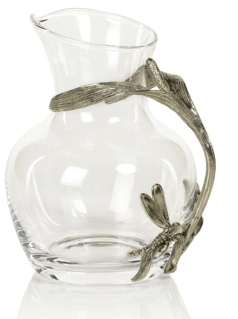 Dragonfly Pewter and Glass Carafe - Zodax - Home 2 Court