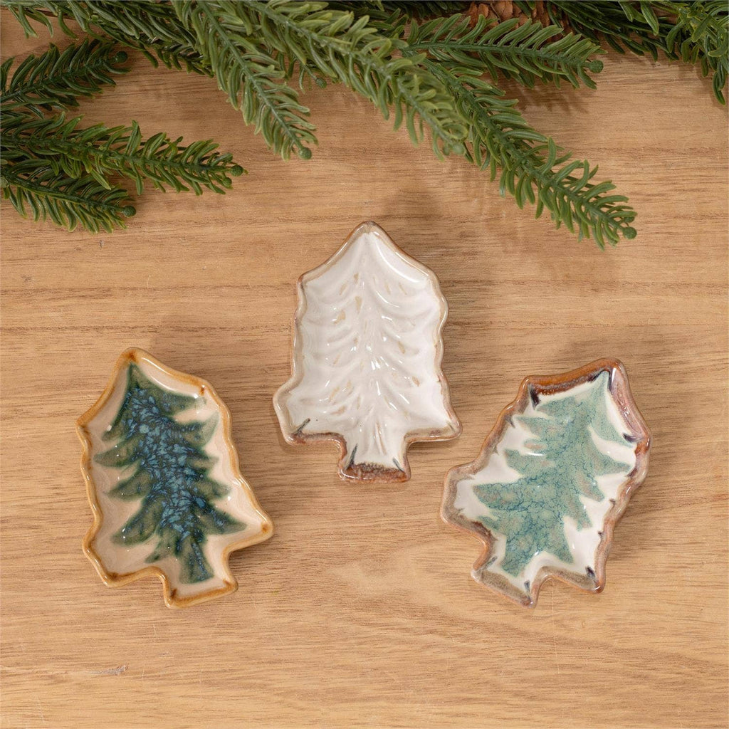 Trinket Trays - Pine Trees (Pk/09 Ast)