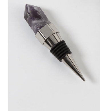 Emporium Home Amethyst Wine Stopper - Nickel - Global Views - Home 2 Court