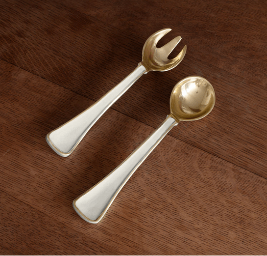 Encanto Soho Salad Servers (Cream) - Beatriz Ball - Home 2 Court