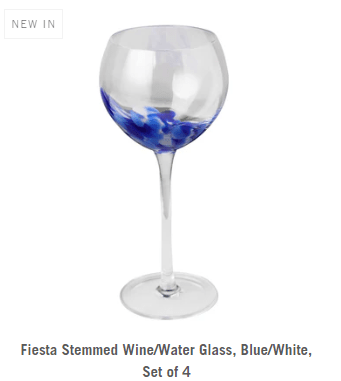 Fiesta Wine, Blue - S/4 - Home 2 Court
