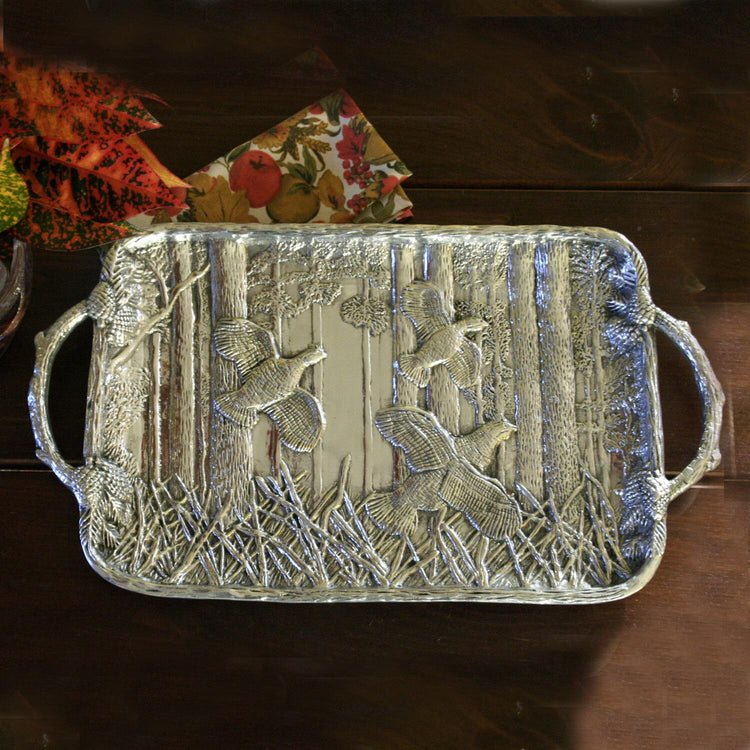 FOREST Quail Tray with Twig Handles - Home 2 Court