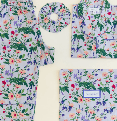 Garden Groove Long Sleeve Pajama Set - denise rae - Home 2 Court