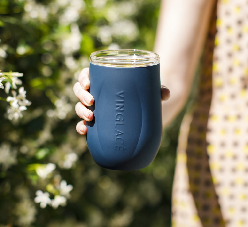 Glass Lined Wine Glass - Home 2 Court