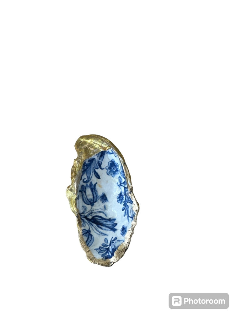 Gold Oyster Shell Trinket Dish - Waverly Moments - 2 - Medium - Home 2 Court