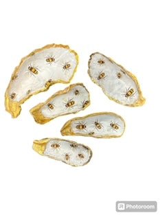 Gold Oyster Shells by Marigold Creations - Small Bees Ring/Trinket Dish - Home 2 Court