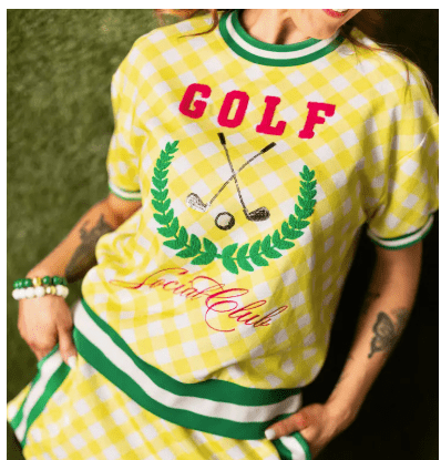 Golf Social Club Sweatshirt Tee - Large - Brianna Cannon - Home 2 Court