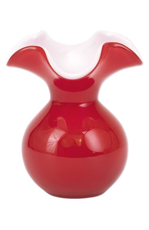 Hibiscus Fluted Bud Vase in Red - Vietri - Home 2 Court