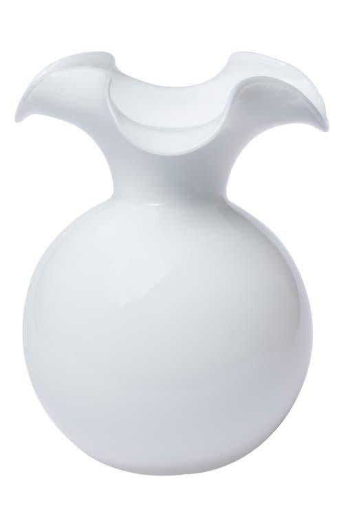 Hibiscus Fluted Vase - Small in White - Vietri - Home 2 Court