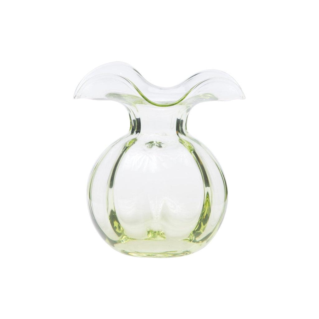 Hibiscus Glass Green Bud Vase - small - Home 2 Court