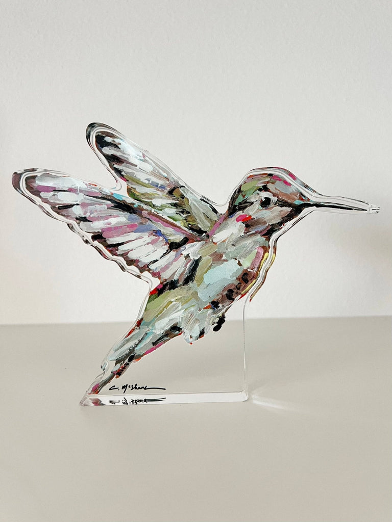 "Hummingbird" acrylic : Large - Chelsea McShane Art - Home 2 Court