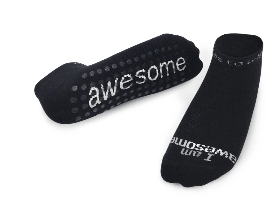 I Am Awesome Socks - Notes to Self - Home 2 Court