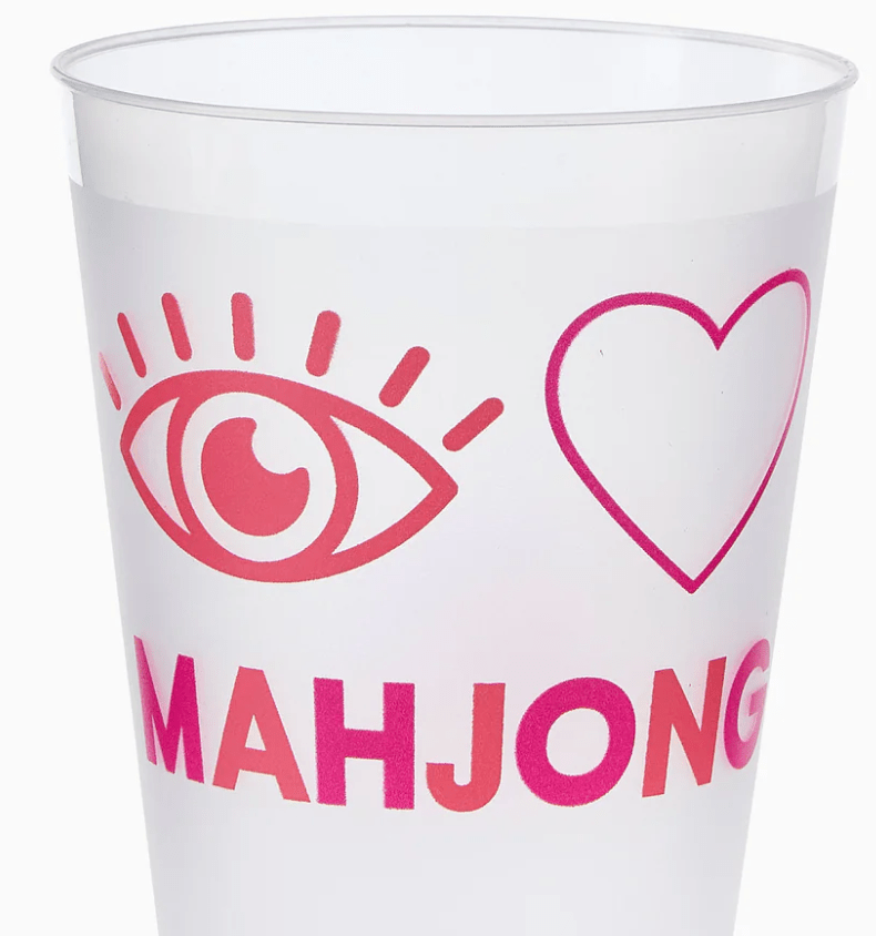 I Heart Mahjong Cups - Oh My Mahjong - Home 2 Court