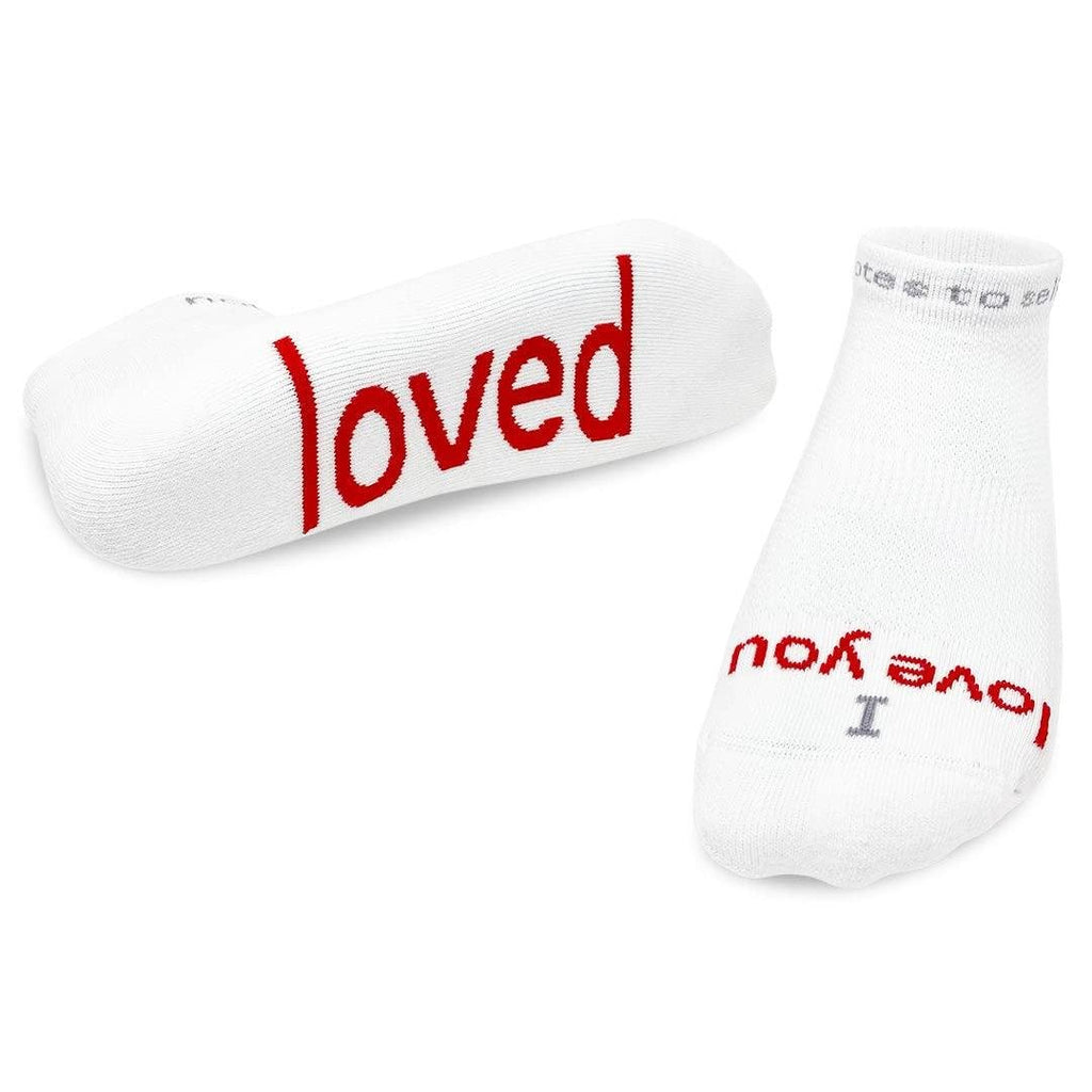 I Love You (Loved) - Notes to Self Socks - Home 2 Court