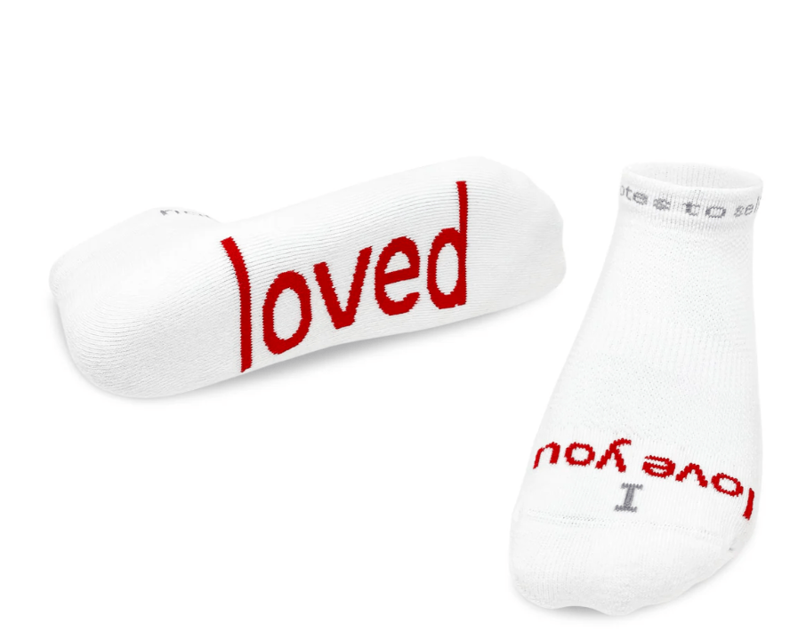 I Love You (Loved) - Notes to Self Socks - Home 2 Court
