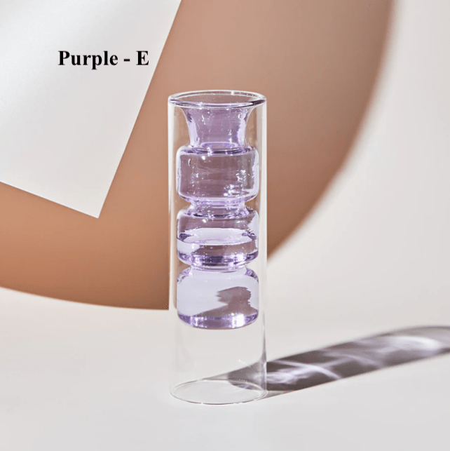 IVORE.GROUP - Nordic Hydroponic Colored Glass Vase - Home 2 Court