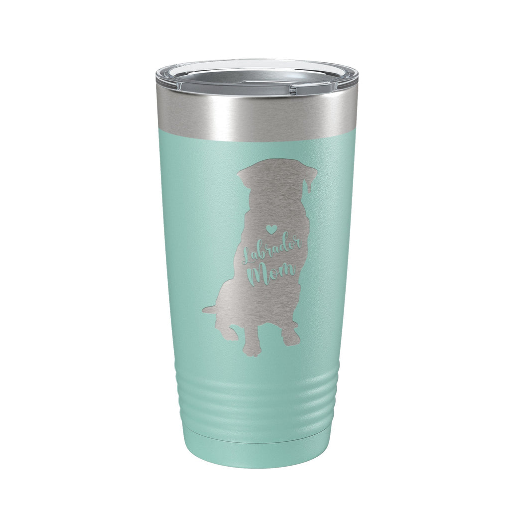 Labrador Retriever Lab Mom Tumbler Dog Travel Mug Gift Insulated Laser Engraved Coffee Cup 20 oz - Home 2 Court