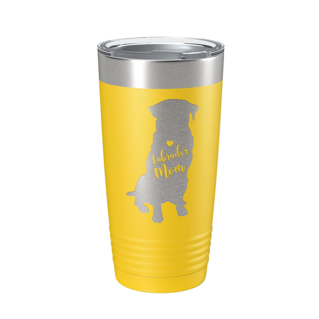Labrador Retriever Lab Mom Tumbler Dog Travel Mug Gift Insulated Laser Engraved Coffee Cup 20 oz - Home 2 Court