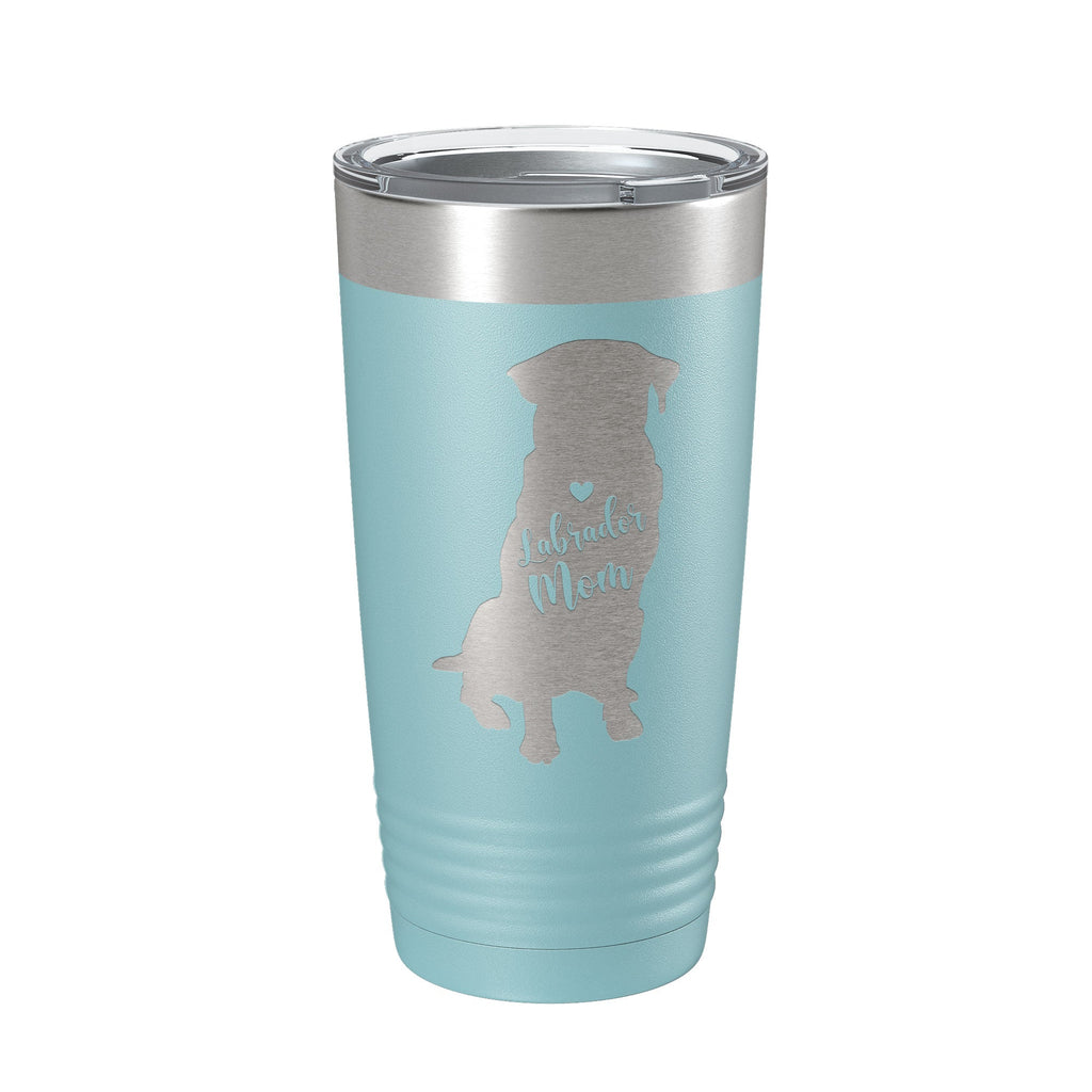 Labrador Retriever Lab Mom Tumbler Dog Travel Mug Gift Insulated Laser Engraved Coffee Cup 20 oz - Home 2 Court