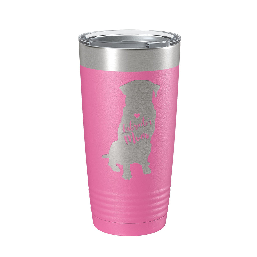 Labrador Retriever Lab Mom Tumbler Dog Travel Mug Gift Insulated Laser Engraved Coffee Cup 20 oz - Home 2 Court