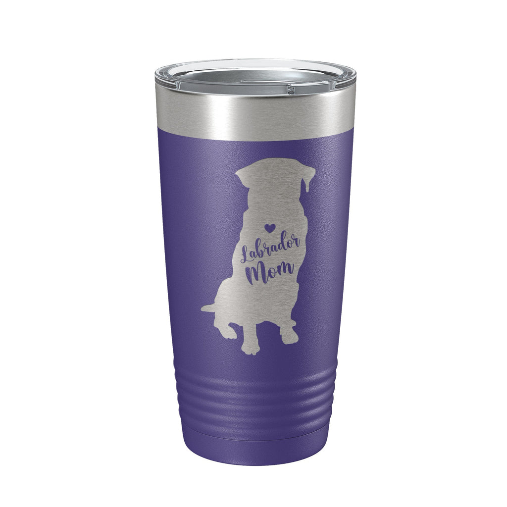 Labrador Retriever Lab Mom Tumbler Dog Travel Mug Gift Insulated Laser Engraved Coffee Cup 20 oz - Home 2 Court