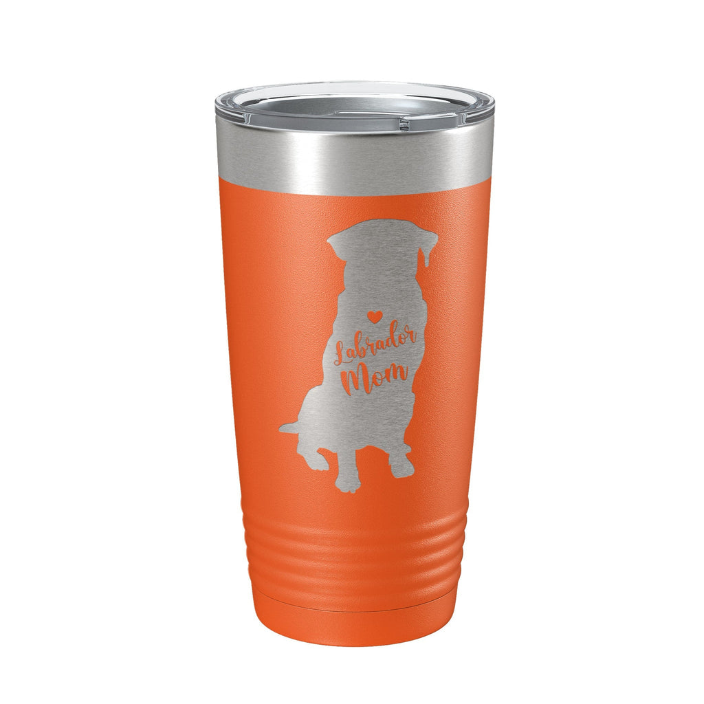 Labrador Retriever Lab Mom Tumbler Dog Travel Mug Gift Insulated Laser Engraved Coffee Cup 20 oz - Home 2 Court