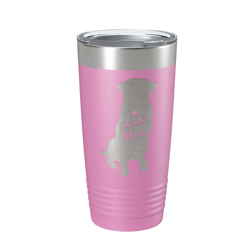 Labrador Retriever Lab Mom Tumbler Dog Travel Mug Gift Insulated Laser Engraved Coffee Cup 20 oz - Home 2 Court