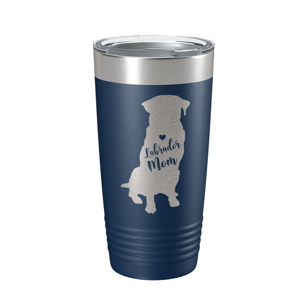Labrador Retriever Lab Mom Tumbler Dog Travel Mug Gift Insulated Laser Engraved Coffee Cup 20 oz - Home 2 Court