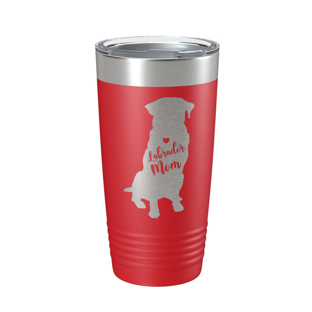 Labrador Retriever Lab Mom Tumbler Dog Travel Mug Gift Insulated Laser Engraved Coffee Cup 20 oz - Home 2 Court