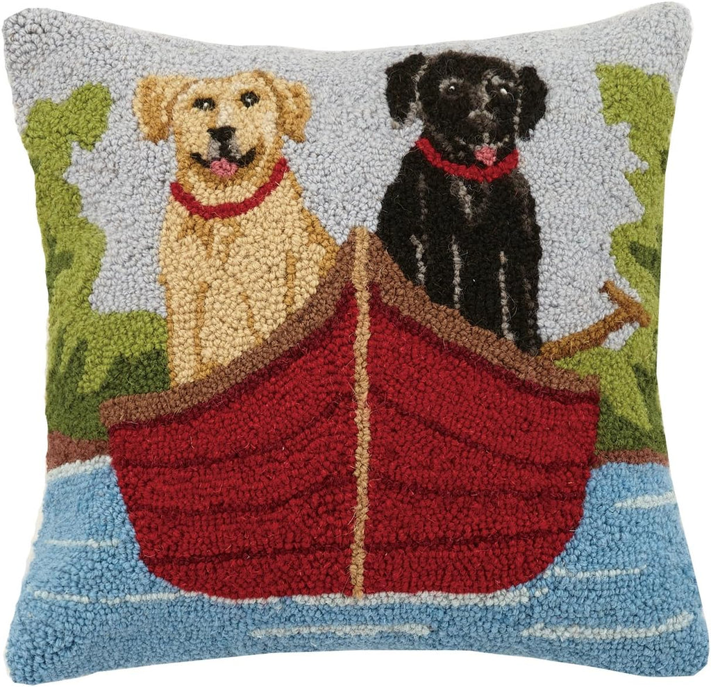 Labs on Canoe Hook Pillow - Home 2 Court
