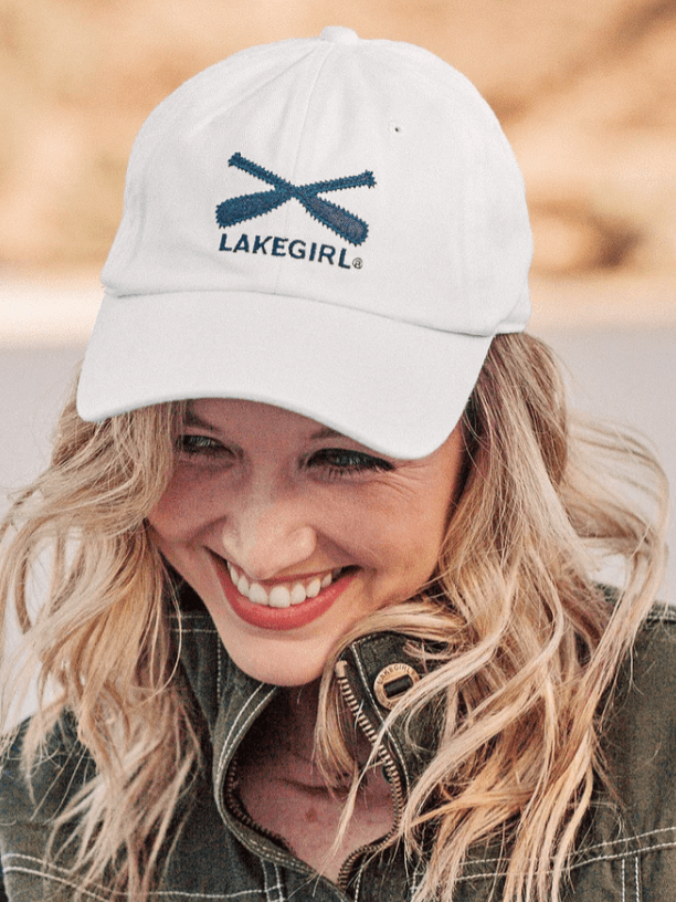 LakeGirl - Cotton Baseball Cap Choice of Colors - White - Home 2 Court