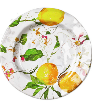 Lemoncello Melamine Dinner Plate - (set of 4) - Tag - Home 2 Court