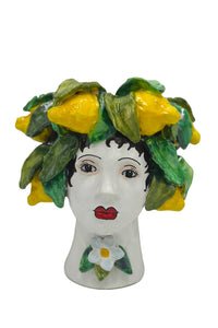 Lemons Small Ceramic Head Vase - Abigails - Home 2 Court