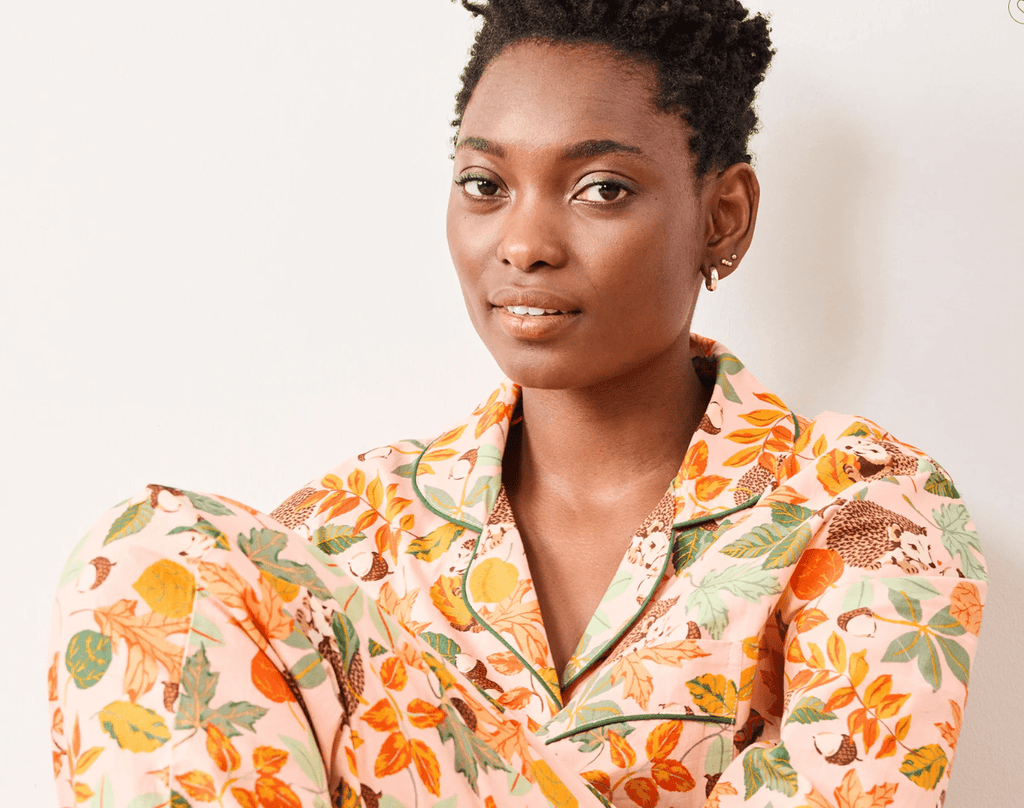 Long PJ Set - Hedgehog Forest - Print Fresh - Home 2 Court