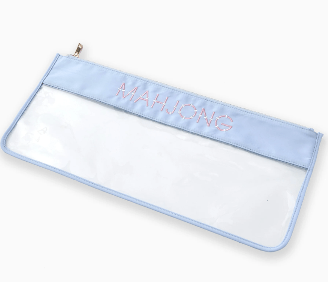 Lt Blue Mahjong Bag - Oh My Mahjong - Home 2 Court