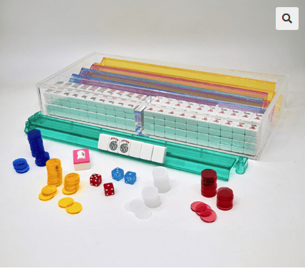 Lucite Mahjong Set Boxed - Tizo Design - Home 2 Court