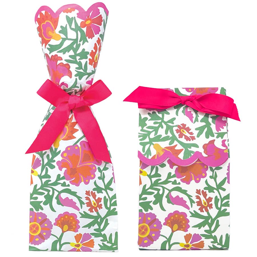 Lucy Grymes Designs - Suzani Wine + Gift Bag Kit - Home 2 Court