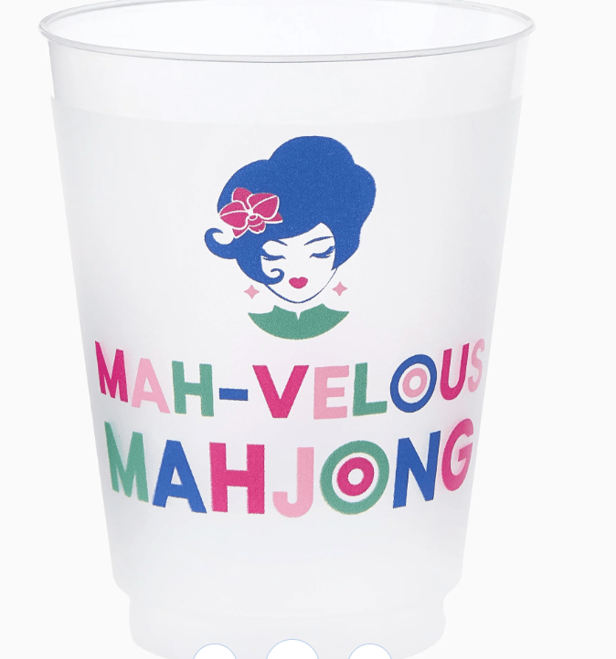 Mah - velous Frosted Cups - Oh My Mahjong - Home 2 Court