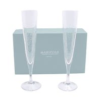 Mariposa - Bellini Champagne Flutes Set 2 Gift Box - Home 2 Court