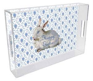 Marye - Kelley - T1203 - Blue Bunny Plain Lucite Tray: INSERT NO TRAY 8.5" BY 11" - Home 2 Court